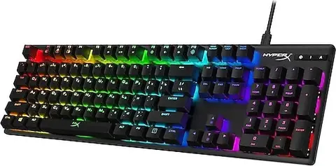 HyperX Alloy Origins 4P4F6AA RGB Red Switch Kablolu Mekanik Oyuncu Klavyesi