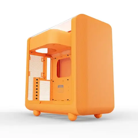 HYTE X50 Astral Orange Temperli Cam USB 3.2 ATX Mid Tower Gaming Kasa (CS-HYTE-X50G-AO) – 2 Yıl Birebir Değişim Garantili