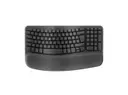 Logitech 920-012311 WAVE KEYS Q TR Ergonomik Grafit Siyah Kablosuz Klavye