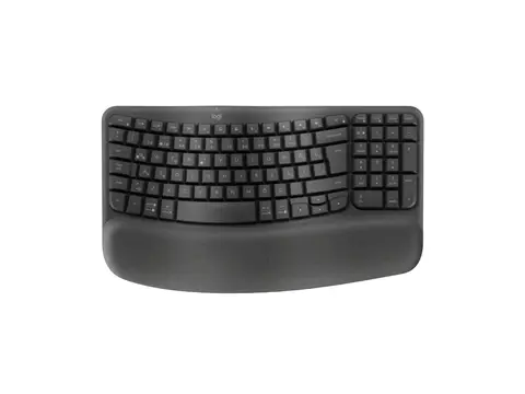 Logitech 920-012311 WAVE KEYS Q TR Ergonomik Grafit Siyah Kablosuz Klavye