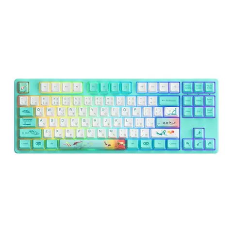 AKKO 5087S QMK Monet’s Pond TKL RGB Hotswap Mekanik Gaming Klavye