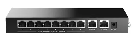 H3C 9801A5BY Magic BS210T-HP 8 Port Gigabit 2 Port Uplink 110W Metal Kasa PoE Switch