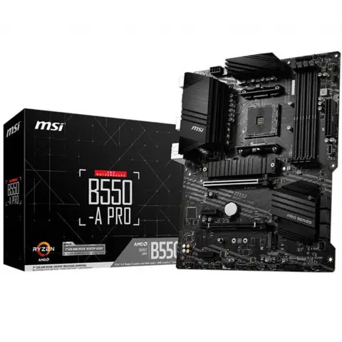 MSI B550-A PRO 4400MHz(OC) DDR4 Soket AM4 M.2 ATX Anakart