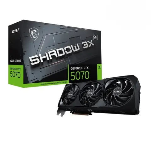 MSI GeForce RTX 5070 12G SHADOW 3X OC 12GB GDDR7 192 Bit DLSS 4 Ekran Kartı