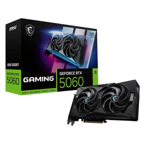 MSI GeForce RTX 5060 8G GAMING OC 8GB GDDR7 128 Bit DLSS 4 NVIDIA Ekran Kartı