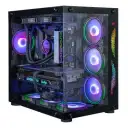Performax Warmech-BL 6x RGB Fan Psu Yok ATX Gaming Bilgisayar Kasası Siyah