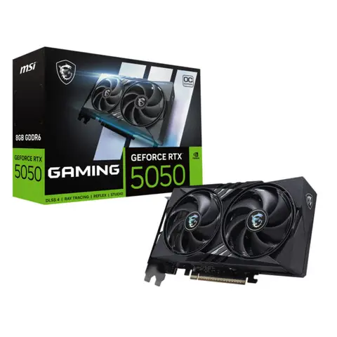 MSI GeForce RTX 5050 8G GAMING OC 8GB GDDR6 128 Bit DLSS 4 Ekran Kartı