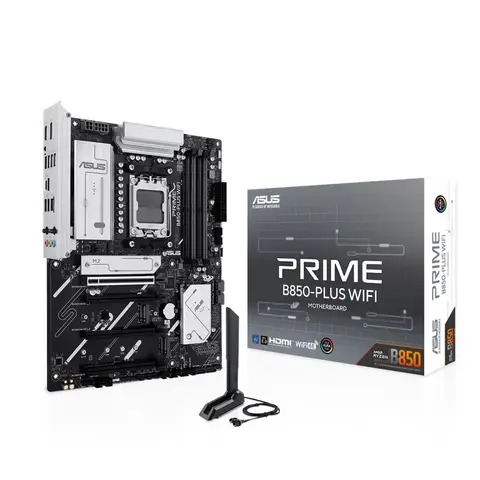 ASUS PRIME B850-PLUS WIFI 8000MHz (OC) DDR5 Soket AM5 M.2 HDMI DP ATX Anakart