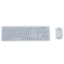 Turbox CapeBoard KM-20W USB Kablosuz Beyaz Multimedya Standart Q Klavye ve Mouse Set