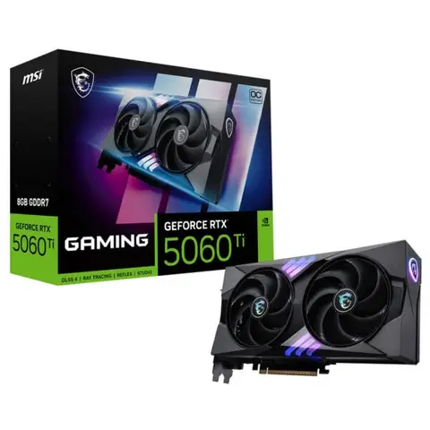 MSI GeForce RTX 5060 Ti 8G GAMING OC 8GB GDDR7 128 Bit DLSS 4 Ekran Kartı