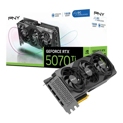 PNY GeForce RTX 5070 Ti 16GB GDDR7 OC DLSS 4 256 Bit NVIDIA Ekran Kartı