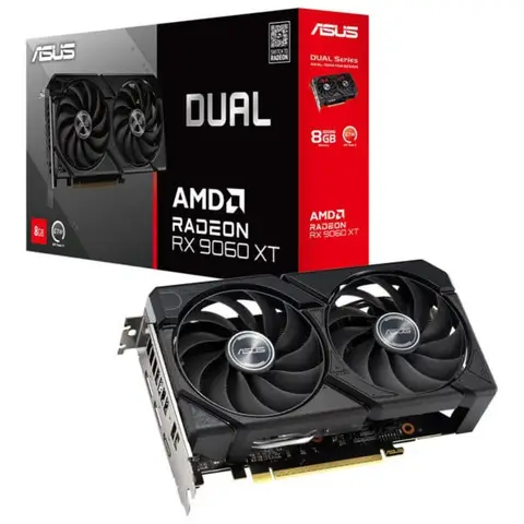 ASUS DUAL Radeon RX 9060 XT 8GB GDDR6 128 Bit Ekran Kartı