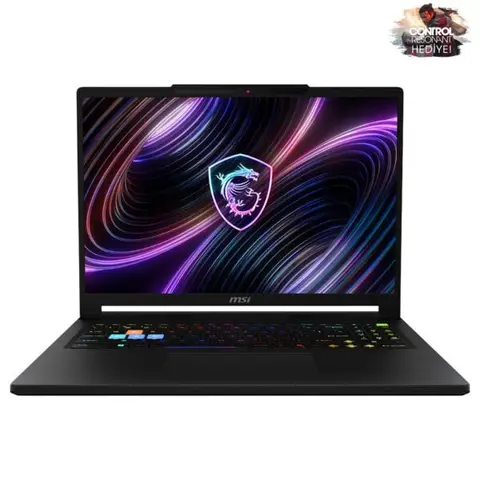 MSI RAIDER 16 HX B2WI-021TR Intel Core Ultra 9-275HX GeForce RTX 5080 16GB 175W 32GB DDR5 1TB SSD 16 inç 2K QHD+ 240Hz W11 Home Gaming Laptop