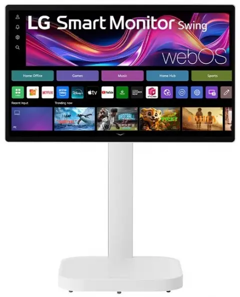 Lg 32U889SA-W 31.5 inch 3840x2160 5ms 60Hz 4K HDMI DP Tekerlekli Standlı Dokunmatik Smart Monitör