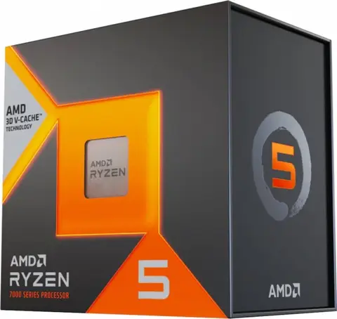 Amd 100-100001904WOF Ryzen 5 7500X3D Sc-AM5 4Ghz 96Mb 6 Çekirdekli 65W Radeon Box AMD İşlemci