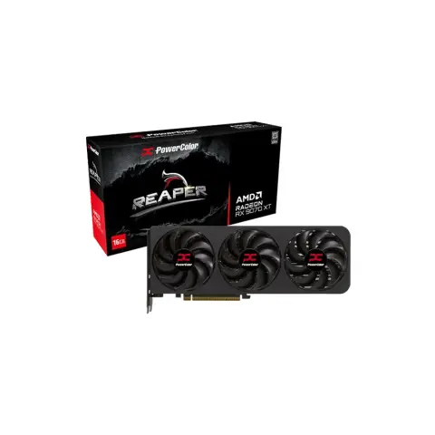 PowerColor Reaper RX9070XT 16G-A 16GB 256Bit GDDR6 Ekran Kartı