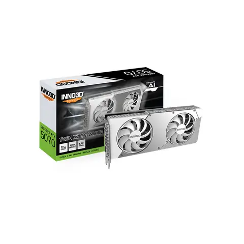 Inno3D RTX5070 Twin x2 White OC 12GB GDDR7 192bit Ekran Kartı