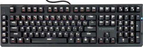 Zalman ZM-K900M USB Q TR Dinamik Mekanik RGB Kablolu Siyah Klavye