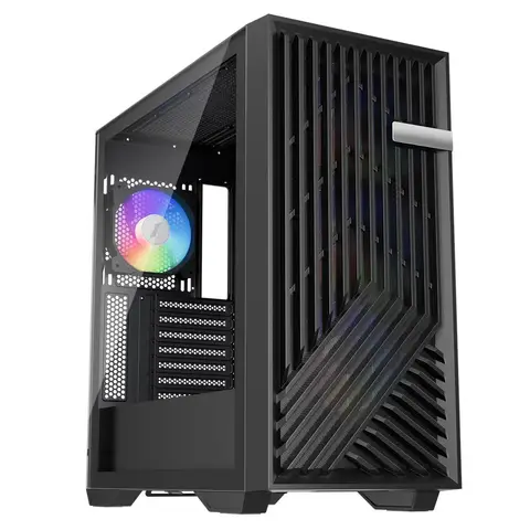 1ST PLAYER FD8 Siyah 750W 80+ ARGB 6x12cm Fan Temperli Cam Mesh USB 3.0 E-ATX Kasa