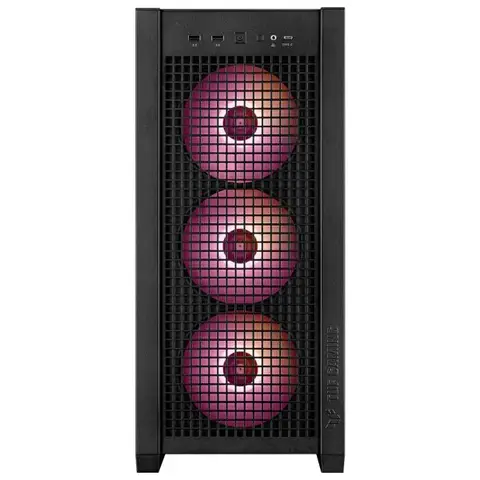ASUS TUF Gaming GT302 TG ARGB Temperli Cam USB 3.2 Siyah Mid Tower E-ATX Gaming Kasa