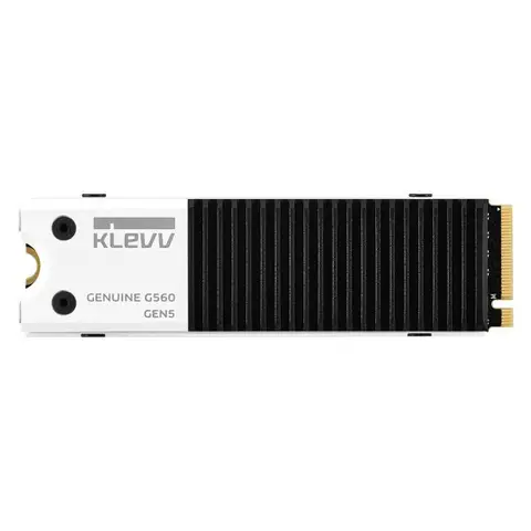 KLEVV Genuine G560 2TB NVMe PCIe Gen5 x4 Okuma 14000MB – Yazma 12000MB Soğutuculu M.2 SSD (K02TBM2SP0-G56) – 2 Yıl Birebir Değişim Garantili