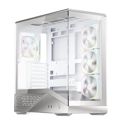 1ST PLAYER GM7 BTF GÜMÜŞ ARGB 4X12CM FAN TEMPERLİ CAM USB 3.0 TYPE-C ATX KASA