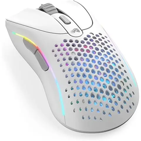 GLORIOUS Model D2 Kablosuz Gaming Mat Beyaz Mouse