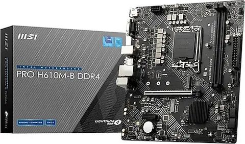 MSI Pro H610M-B Intel LGA1700 DDR4 Micro ATX Anakart