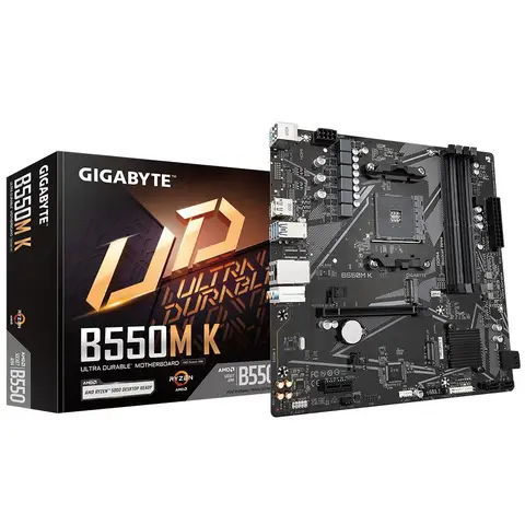 GIGABYTE B550M K 4733MHZ(OC) DDR4 SOKET AM4 M.2 HDMI DP MATX Anakart