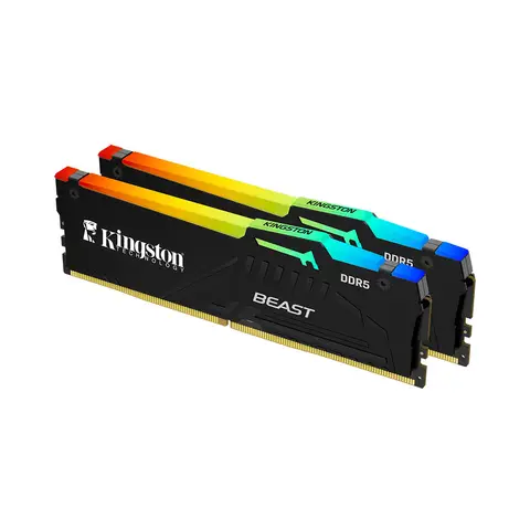Kingston KF560C36BBEAK2/64TR 64 GB (2x32) 6000Mhz CL36 Beast RGB Expo Bilgisayar Bellek