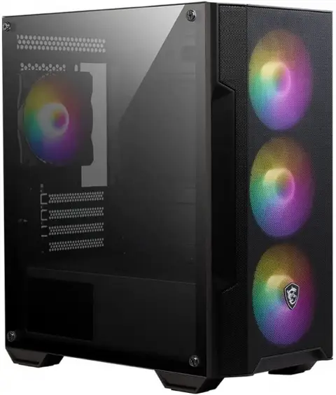 Msi MAG FORGE M100A PSU YOK 4x12cm Auto RGB Fanl� mATX Oyuncu Bilgisayar Kasas�