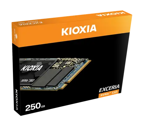 Kioxia LRC10Z250GG8 250 GB 1700/1200Mb/s Exceria M2 PCIe NVME 22x80 SSD Harddisk