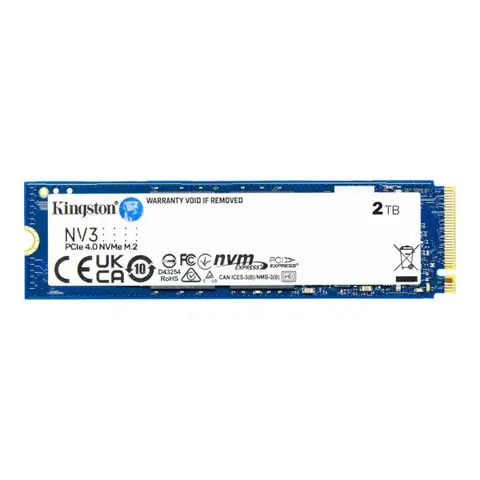 Kingston NV3 2TB NVMe PCIe 4.0 Okuma 6000MB – Yazma 5000MB M.2 SSD (SNV3S/2000G)
