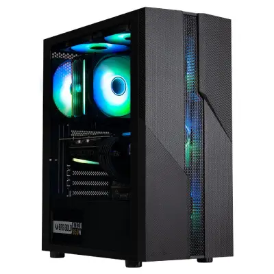 BitFenix C20 650W 80+Tempered Glass FRGB USB 3.0Mesh ATX Mid Tower Siyah Kasa