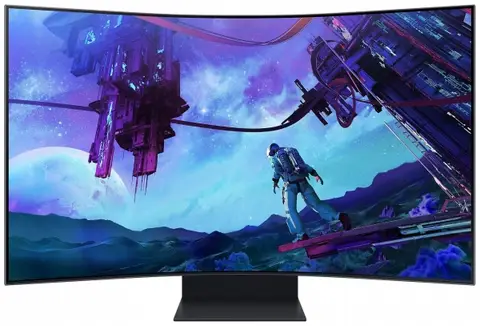 Samsung LS55CG97WNUXUF 55 inch 3840x2160 1ms 165Hz HDMI DP Type C Kavisli Oyuncu Monitör