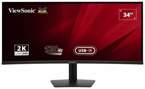 Viewsonic VA3420C 34 inch 3440x1440 1ms 120Hz Multimedia HDMI DP USB-C Kavisli Monitör