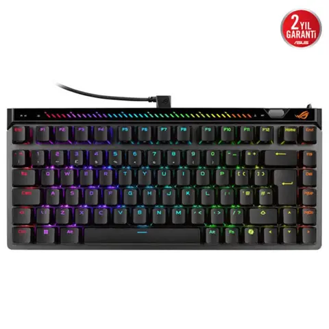 ASUS ROG Falchion Ace 75 HE ROG HFX V2 Manyetik Switch 8K Hz Hotswap RGB İngilizce Gaming Klavye