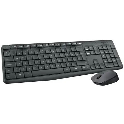 Logitech 920-007931 MK235 Q ENG Kablosuz Siyah Klavye Mouse Set