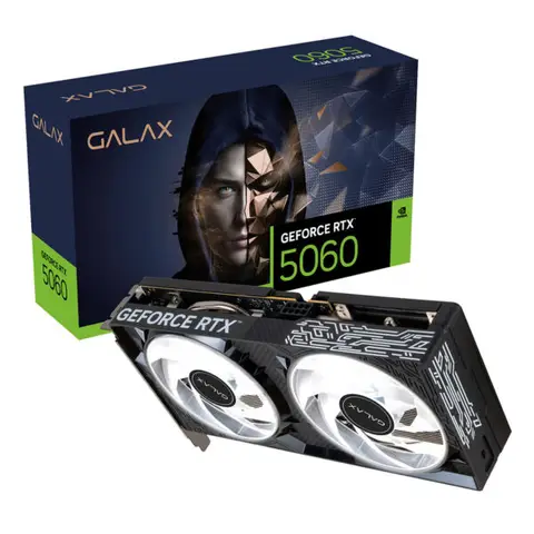 GALAX GeForce RTX 5060 1-Click OC V2 8GB GDDR7 128 Bit DLSS 4 Ekran Kartı (56NSN8MDDXBO)