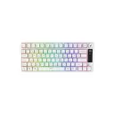 Hawk Gaming HK255 Membrane LCD RGB Kablosuz Beyaz Gaming Klavye
