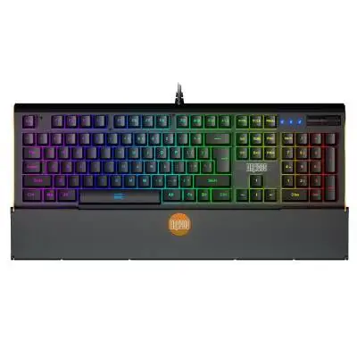 Dragos Darkside DM700-K USB Kablolu Full Rgb Makro Gaming Mekanik Klavye Mekanik Bilek Destekli Blue Red Mekanik RGB Gaming Klavye