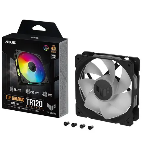 ASUS TUF TR120 ARGB 120mm Siyah 3’lü Kasa Fanı