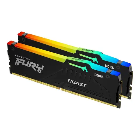 KINGSTON BEAST RGB 32GB (2X16GB) 4800MHZ DDR5 CL38 SİYAH PC RAM