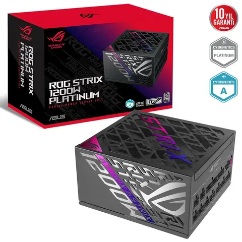 ASUS ROG Strix 1200P 1200W 80+ Platinum Full Modüler Fanlı Güç Kaynağı