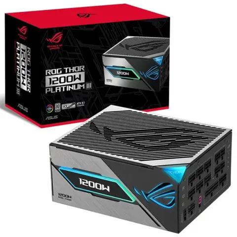 ASUS ROG Thor 1200W Platinum III 80+ Platinum PCIe 5.1 Full Modüler ATX 3.1 Güç Kaynağı