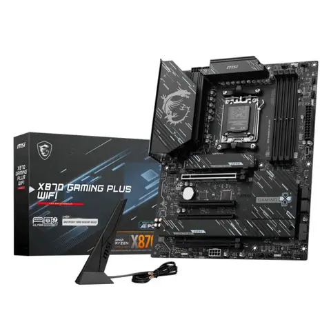 MSI X870 GAMING PLUS WIFI 8200MHz (OC) DDR5 Soket AM5 M.2 HDMI ATX Anakart