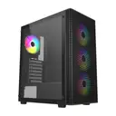FSP M220 650W 80+ 4x120mm RGB Fan Temperli Cam USB 3.0 Mesh ATX Mid-Tower Gaming Kasa