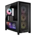 Corsair FRAME 4000D LCD RS Siyah 4x120mm ARGB Fan Mesh Temperli Cam USB 3.2 Premium Mid Tower E-ATX Dokunmatik Ekranlı Gaming Kasa (CC-9011326-WW)