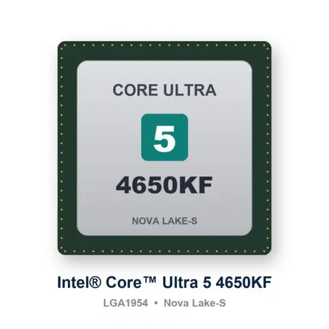 Intel Core Ultra 5 4650KF Nova Lake-S 22 Çekirdek 125W LGA1954 İşlemci