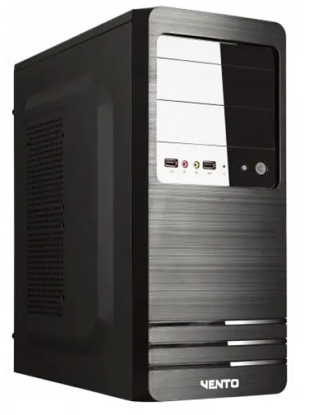 Vento VS114F 300W 2xUSB 2.0 1x8cm Fan Mid Tower Siyah ATX Kasa